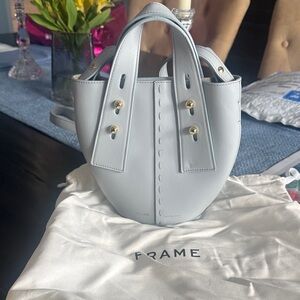 Frame Denim Light Blue Mini Bag